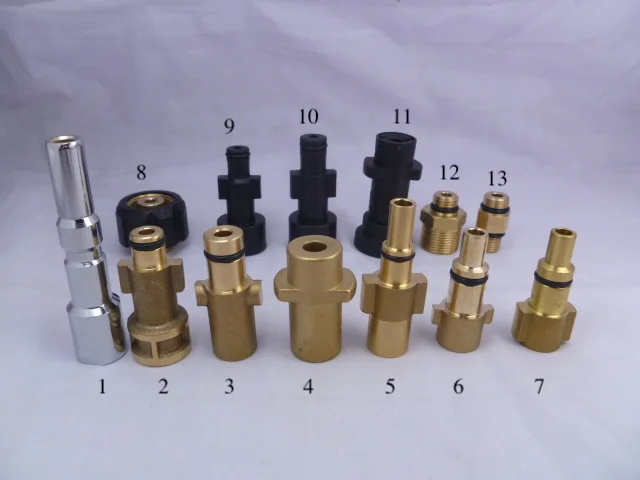 Адаптеры пушки из пенопласта для снежной пены штуцеры