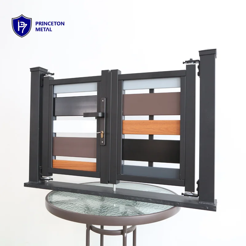 Modern New Material Automatic Sliding Swing Tubular Aluminium Driveway Gate
