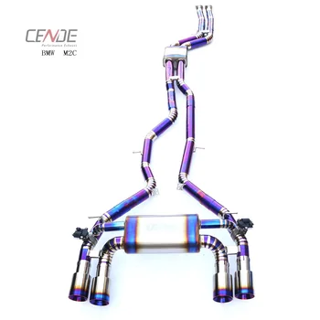 High performance 2.5-3 inch Catback Valvetronic Full Exhaust System for BMW E87 M2 Competition M2C exhaust