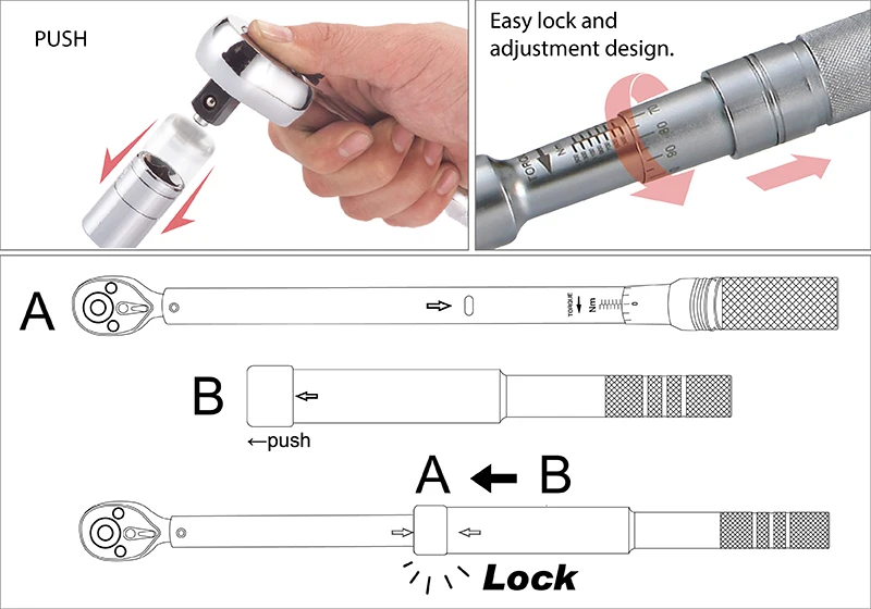 Hot Selling Manual Hand Tools Easy Torque Adjustment CR-V I1500Nm Force Torque Wrench