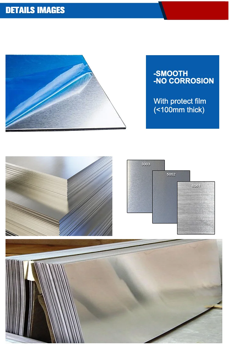Aluminum thick plate 5052 marine aluminum plate