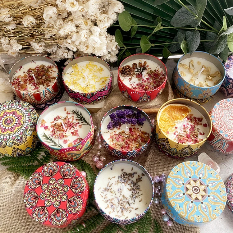 Освещение ароматизированные свечи в стеклянной банке для свечей с личным