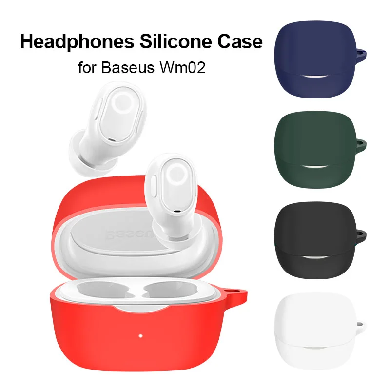 Factory Earbuds Protective Cover Silicone Case for Baseus WM02 TWS Headphones Accessories