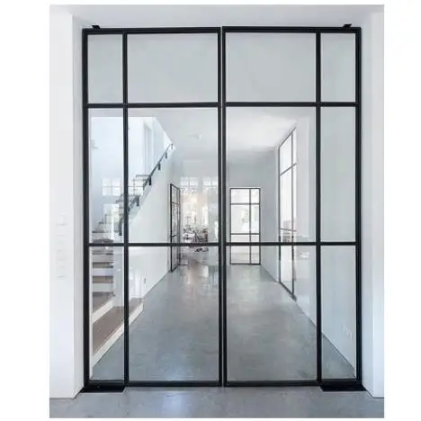 Multi Functional Galvanized Framed Wrought Iron Window and Door Gril Design