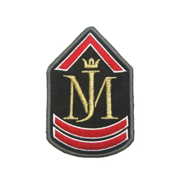 Пользовательский бренд 3D вышивка патч с логотипом ткани значки