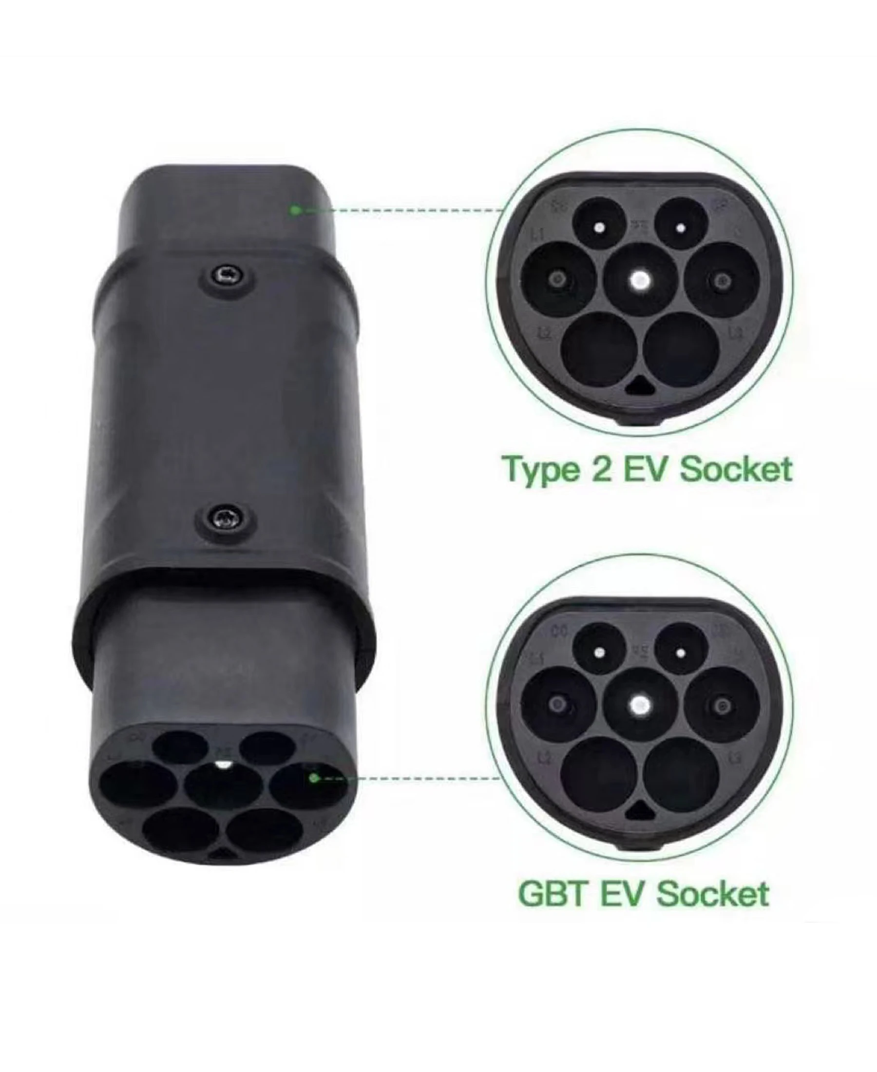 Type 2 To Gbt Adapter 3 Phase 1 Phase Type 2 To Gbt Ev Charging Adapter ...