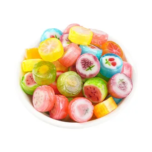 Halal Bulk Pack Mixed Fruity-Nostalgic Hard Candy Coated Fruit Flavored Snacks for Weddings Leisure Childhood Memories