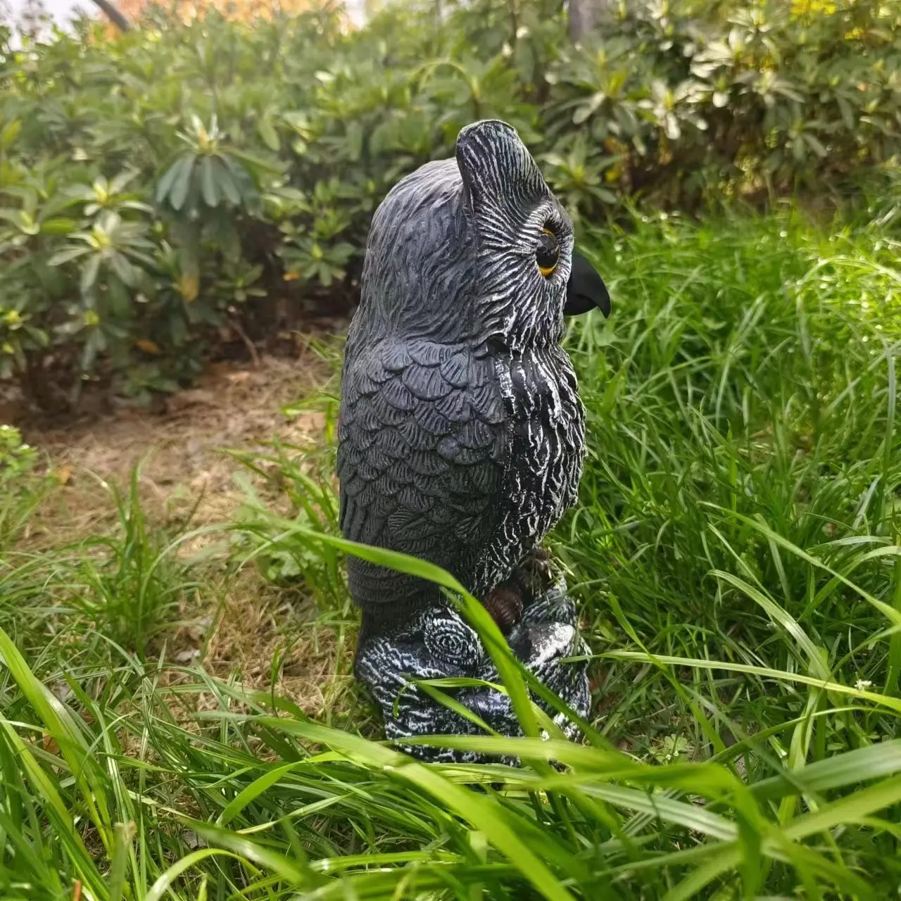Cute Owl Statue Decoy Owl Bird Scarer Bird Deterrent Model Owl For Garden Buy Garden Antique