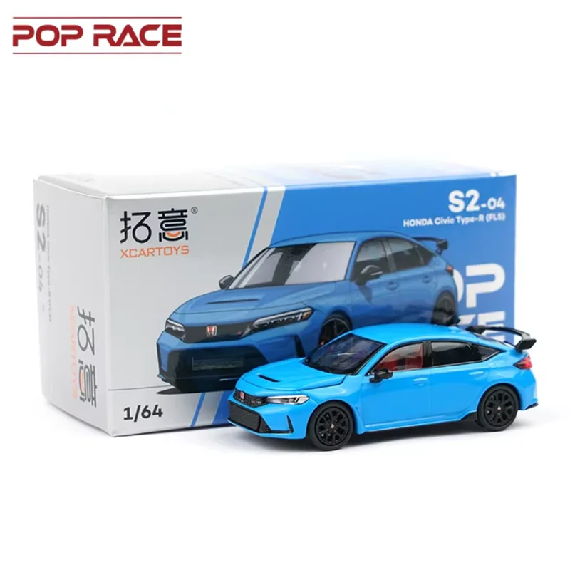 XCARTOYS POPRACE 1:64 CiVic Type-R(FL5) ダイキャストカー模型