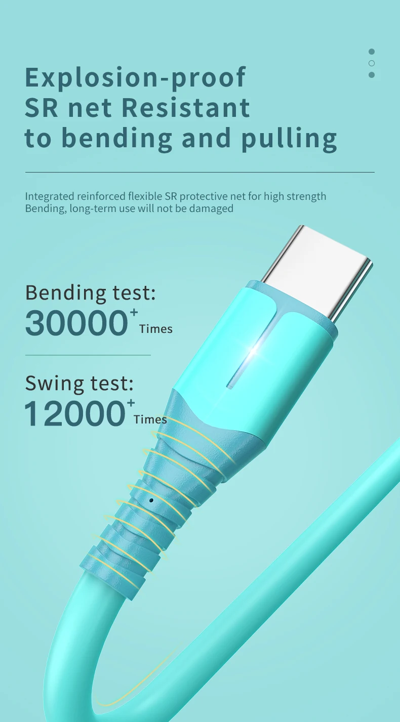 Factory Wholesale Colorful Ready To Ship 1m Fast Charging Usb Anker Type C Cable Buy Type C