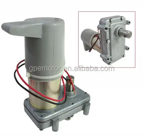 High Torque 12V 48V 100W 555W 1000W Worm Gear Dc Stepper Motor Dc Geared Motor