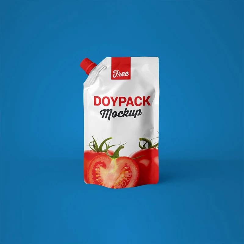 Custom Printing Stand up Flexible Pouch Packaging for Tomato Ketchup Sachet