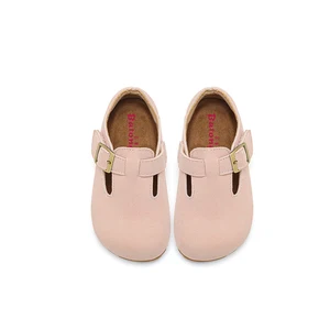 British Style Retro Children's Single Shoes Soft Bottom Boy's Leather Shoes Middle and Small Children's Baby Shoes Spring and Au