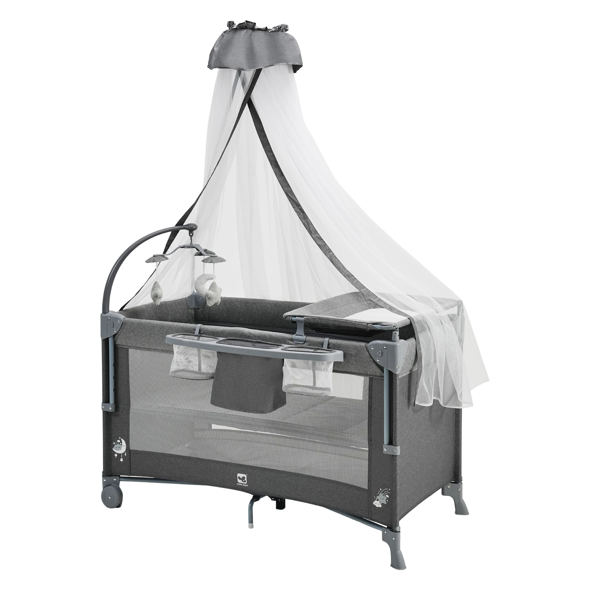 KDD10 Cool Baby Newest Portable Baby Playpen With Large Entrance Door for New Born and Toddlers