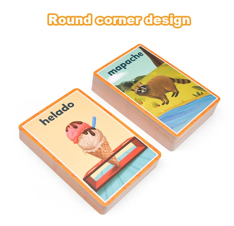 Custom Children Playing Cards Cardboard Memory Oracle Card Printing