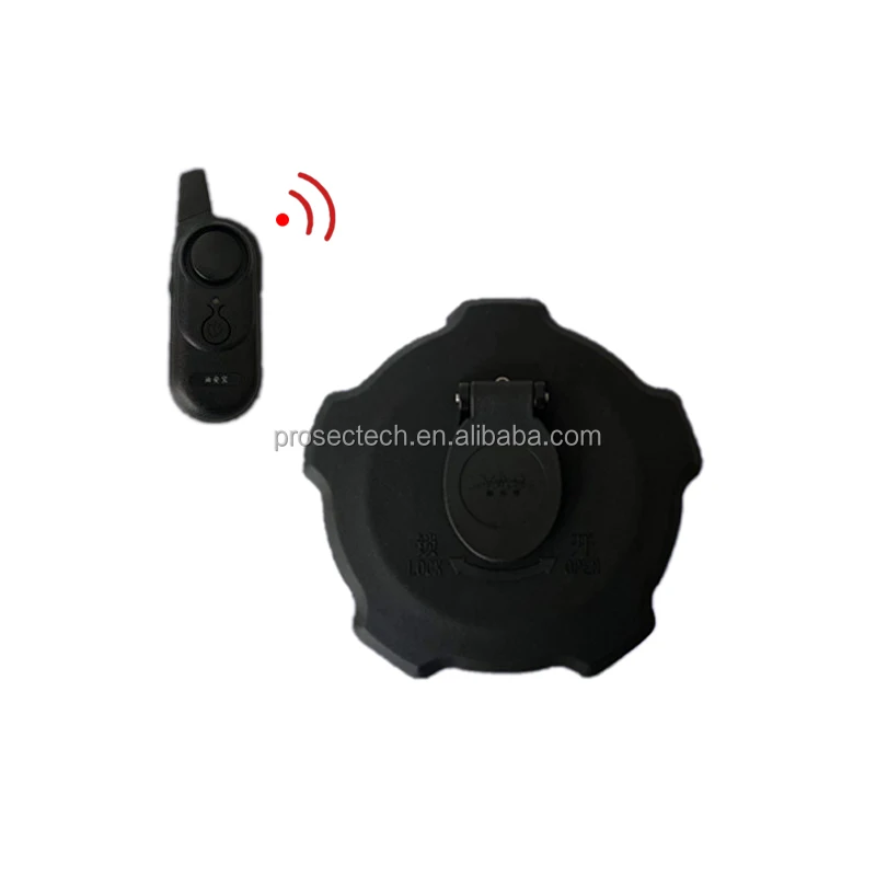 Truck Antitheft Fuel Tank Cap Cover With Key Lock Oil Stealing Alarm