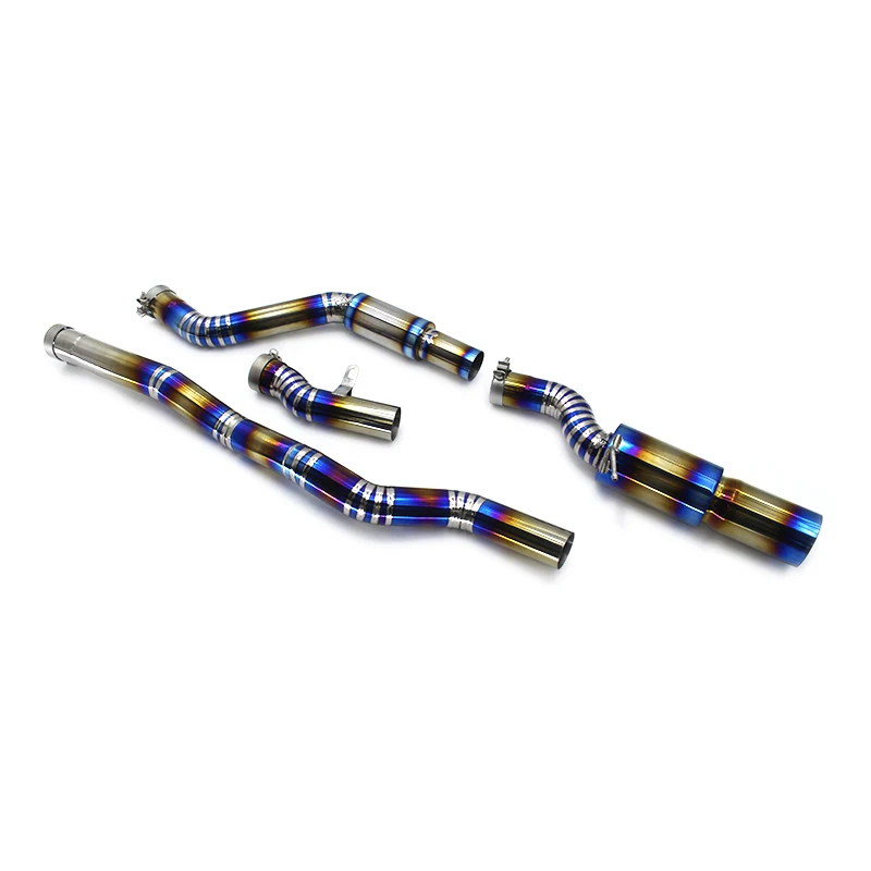 Car Exhaust System For Toyota Supra A90 / A91 MK4 / MK5 3.0T 2020-2024 Titanium Alloy Exhaust Pipe