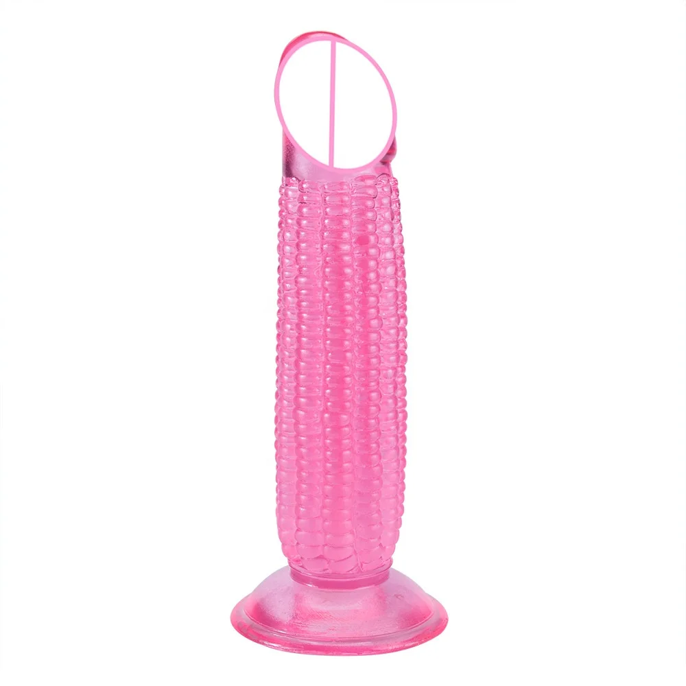 Free Custom Box New Design Corn Dildo Stimulate Sucker Dildo 6 Colors Dildo  Female Adult Sex Toys Products