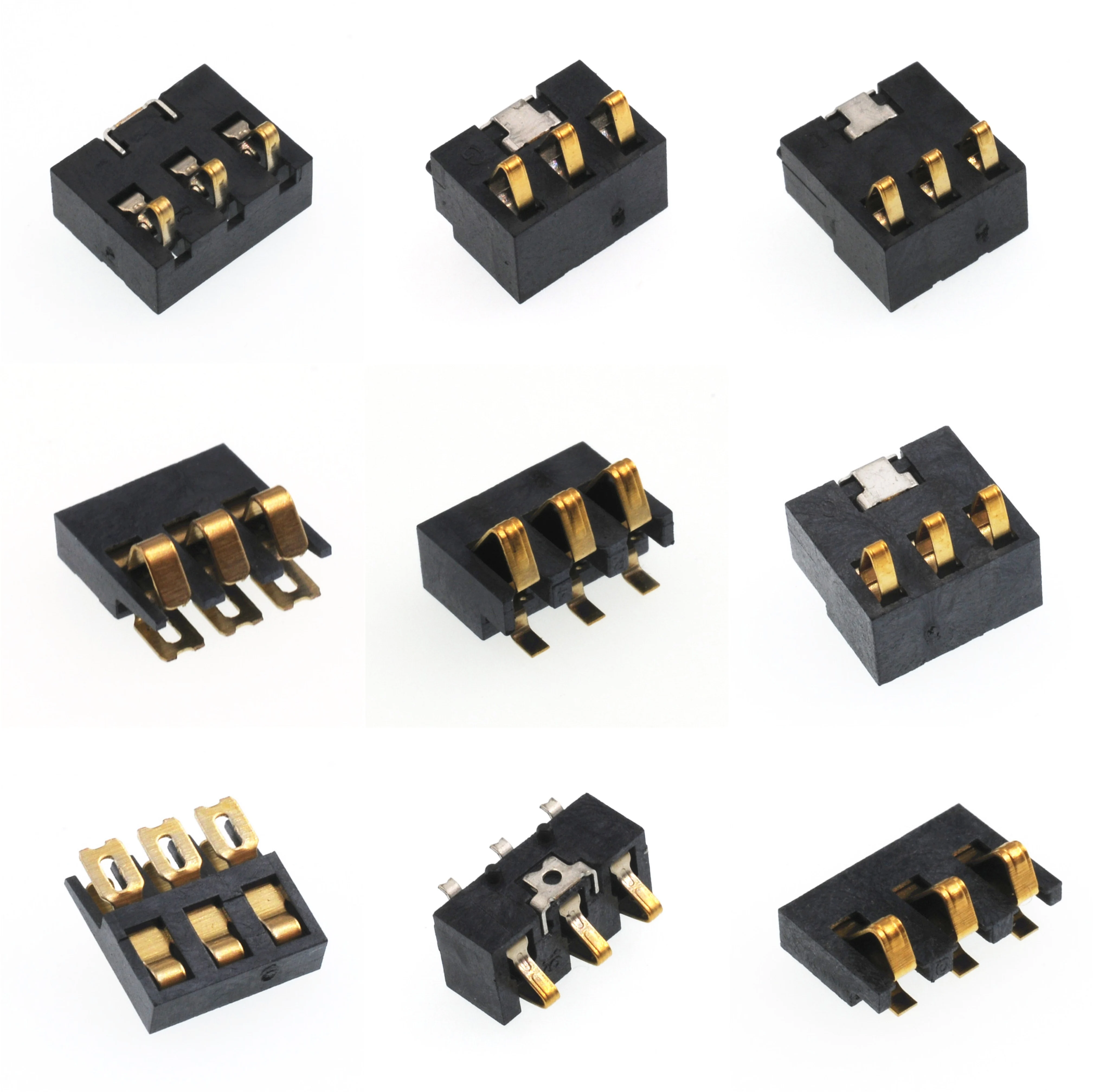 3 Pin Power Connector PCB Mount SMD 6.0H Male Plug Horizontal Lithium Battery Connector