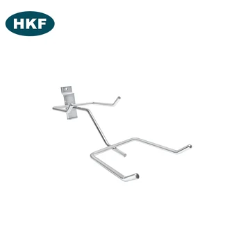 Customize Shop Metal Iron Hanging Clothes Display Hook Supermarket Shelf Slatwall Wire Rack
