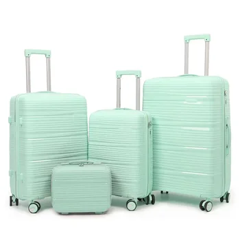 Wholesaler New Arrival 3 in 1 Zipper Closer Travel Luggage Sets Break proof Zipper Tape Expandable Lightweight Suitcases