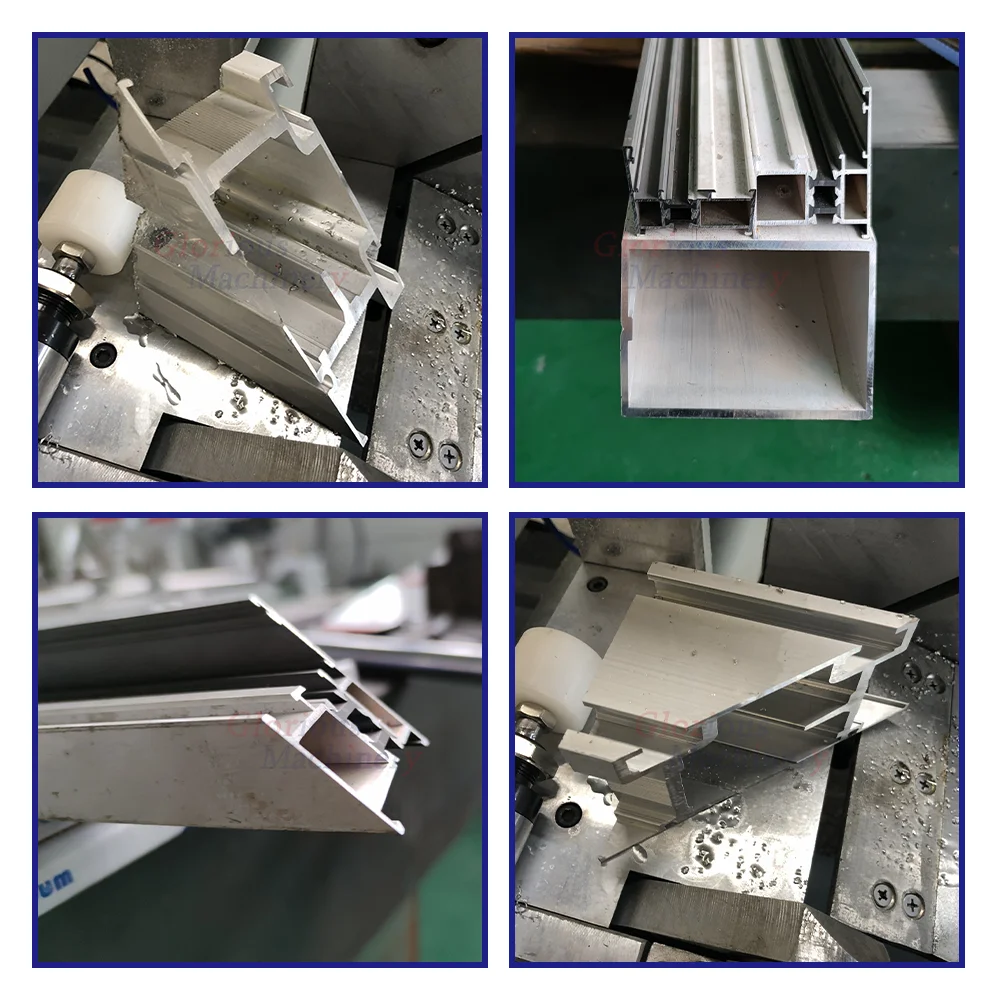 Double Head Mitre Saw Cutting Machine Aluminium PVC UPVC Construction Manufacturing Window and Door Making Machinery