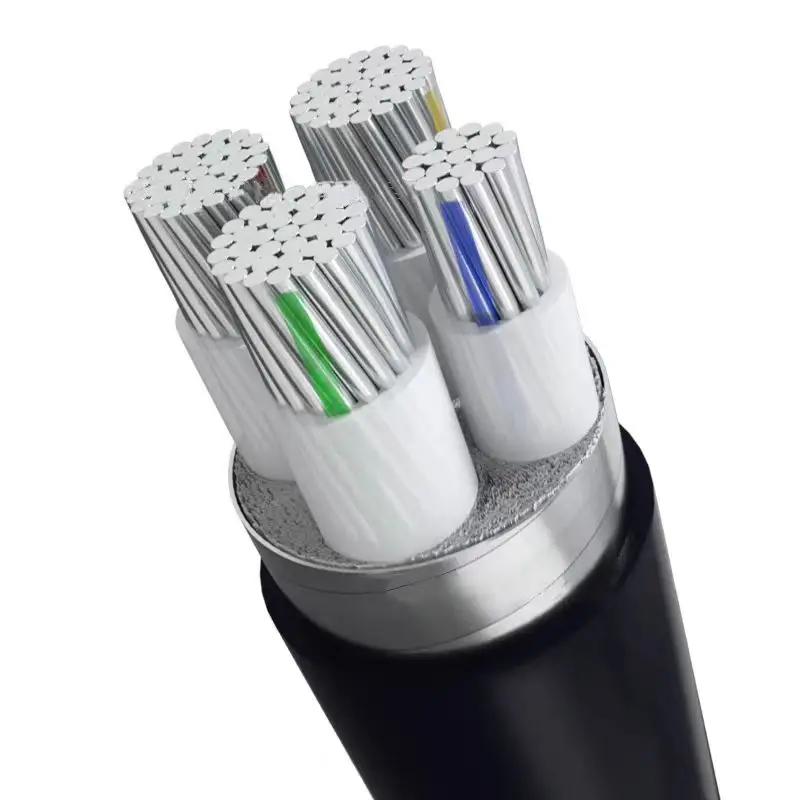 YJLV 22   Aluminum core steel strip armored cable  o.6 / 1 KV Multi core  factory direct sales