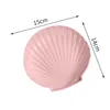 Plato de concha rosa divertido