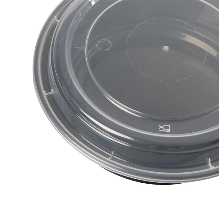 Wholesale Disposable Donburi Bowl Black 16 24 38 48 32 Oz Plastic