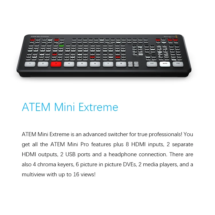 ビデオスイッチャー ATEM Mini Pro Amazon.com: Blackmagic Design ATEM Mini Pro HDMI Live Stream