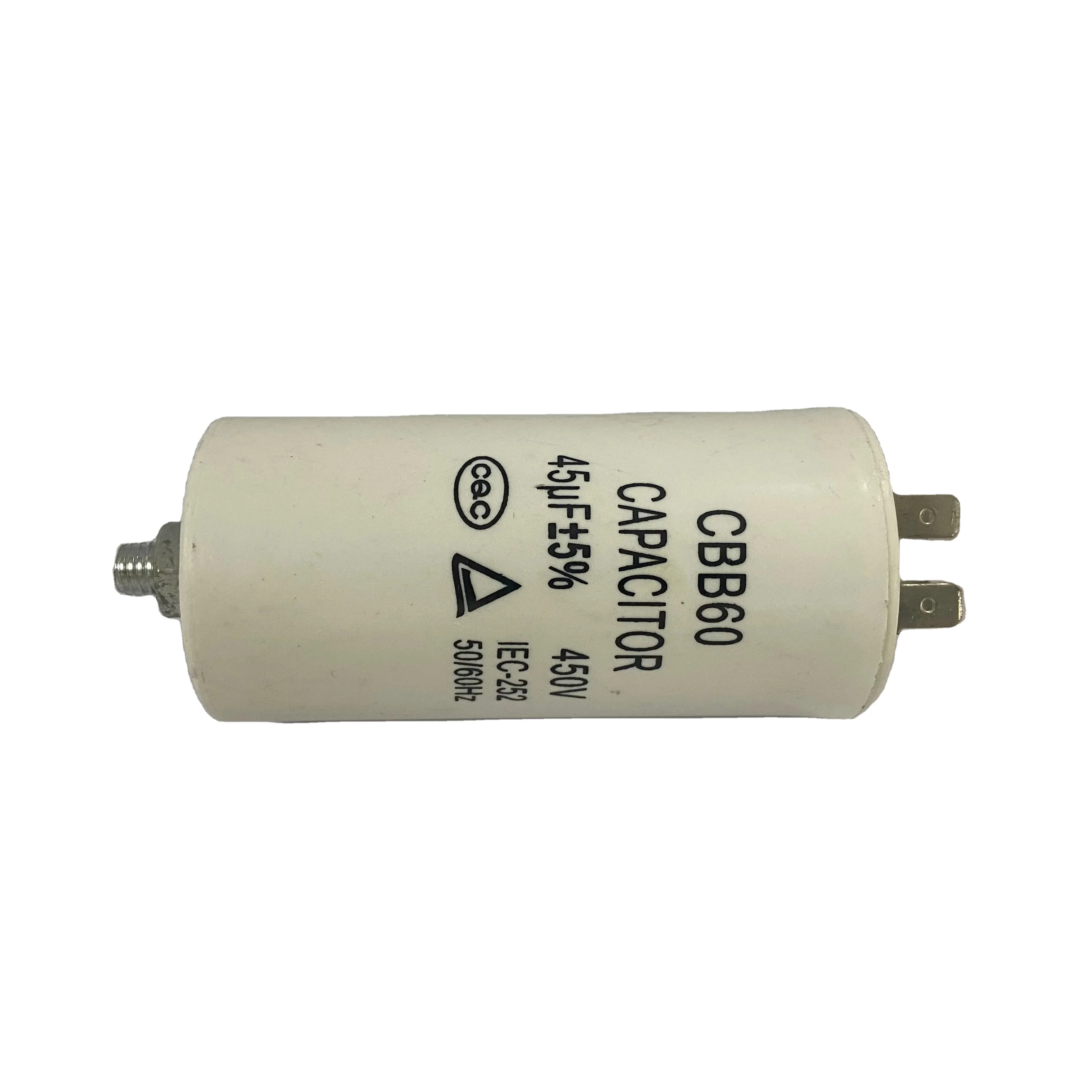 Cbb60コンデンサプラスチックケース付き300Vac 50/60Hz 25/70/21