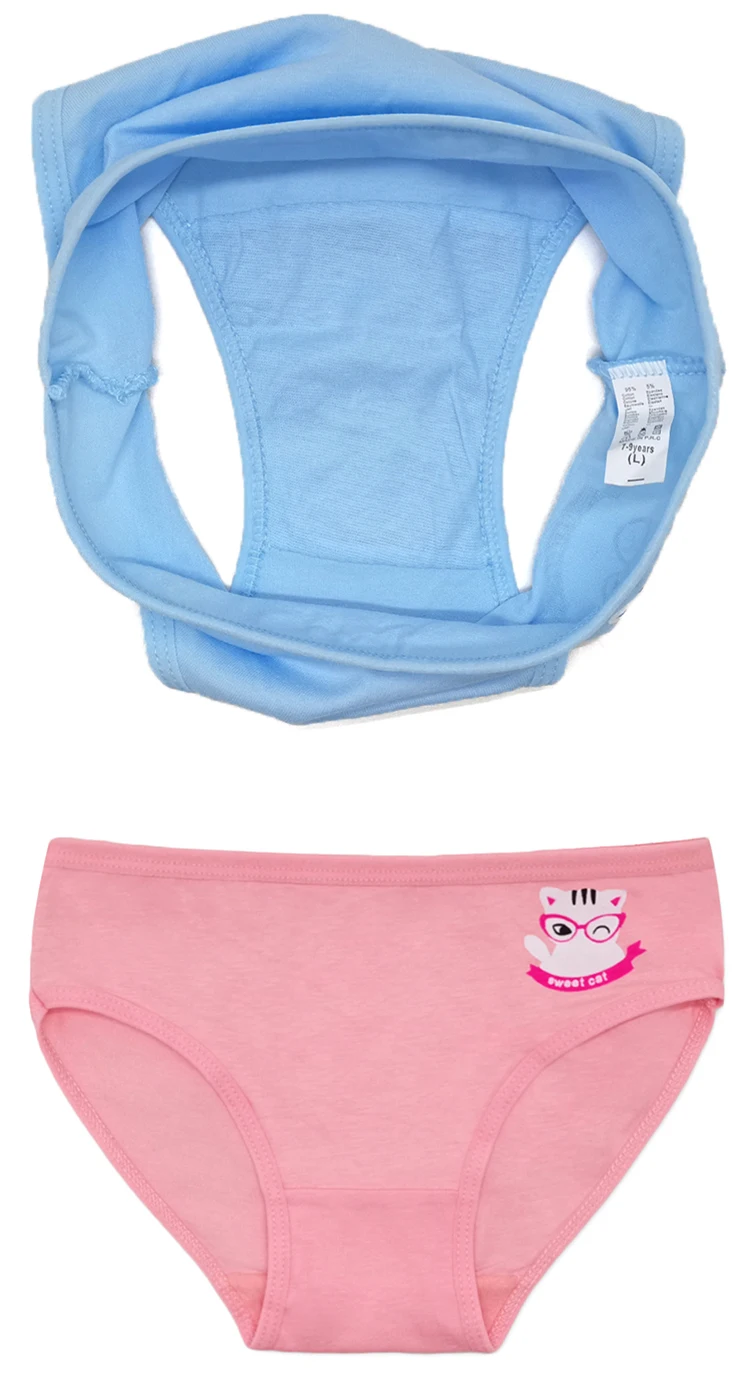 Cute Cartoon Little Girls Models Underwear Sweet Design Young Girls