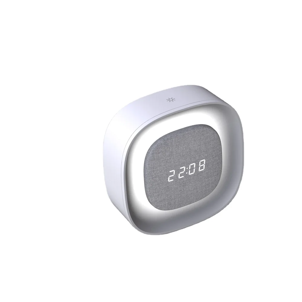 Лидер продаж 2 в 1 современный перезаряжаемый сенсорный диммер прикроватный ночник будильник умный свет