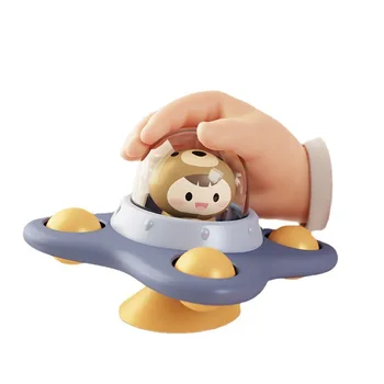 New Cartoon Suction Cup Spinner Toys Hand Fidget Spinner Children's Cartoon Dining Table Bathroom Playing Water