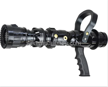 Red Black Colour Selectable Flow Pistol Grip Jet Spray Fog Water Screen Fire Nozzle