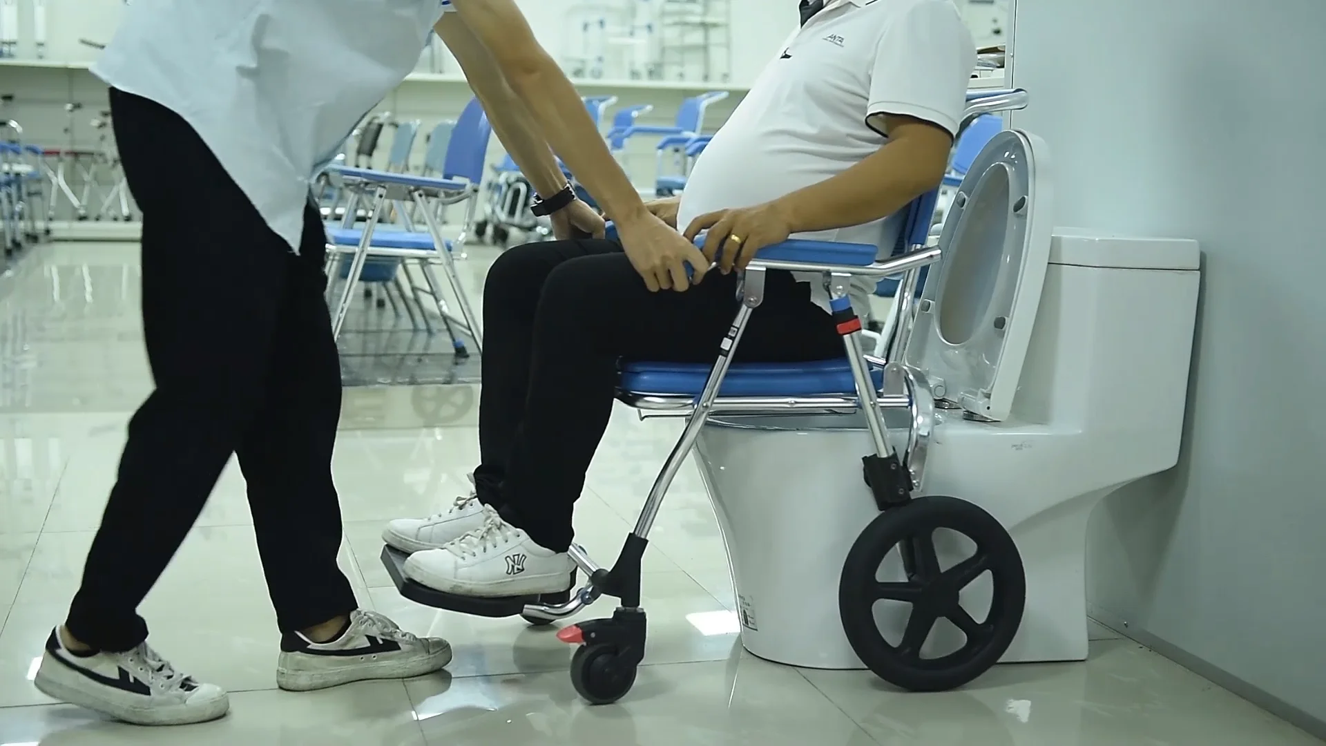 Commode Chair With Bedpan Commode Toilet Chair Patient Plastic Parts