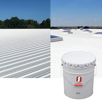 Factory Supplier's Thermal Insulation Acrylic Waterproof Spray Coating for Roofs Liquid Application Paint