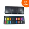 [Scatola in ferro nero] 18 colori con pennello