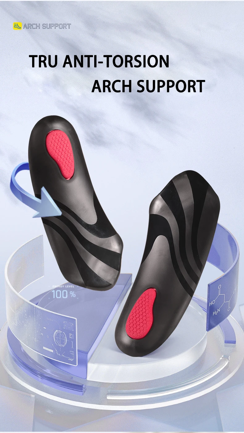 New Arrival! Sheepskin Latex Arch Support Correction Insoles for Bowlegs Shock Absorbing Ball-of-Foot Cushion Pads MOQ 1 Pair