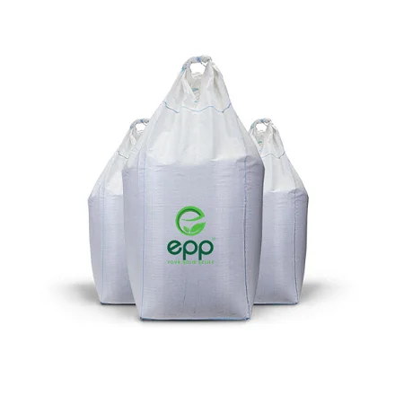 Laminated and UV Treated Big Bulk 1ton Tote Big Bag 1000kg Loading One Loop Jumbo Canvas Tote Bag 250kg Bulk Bags
