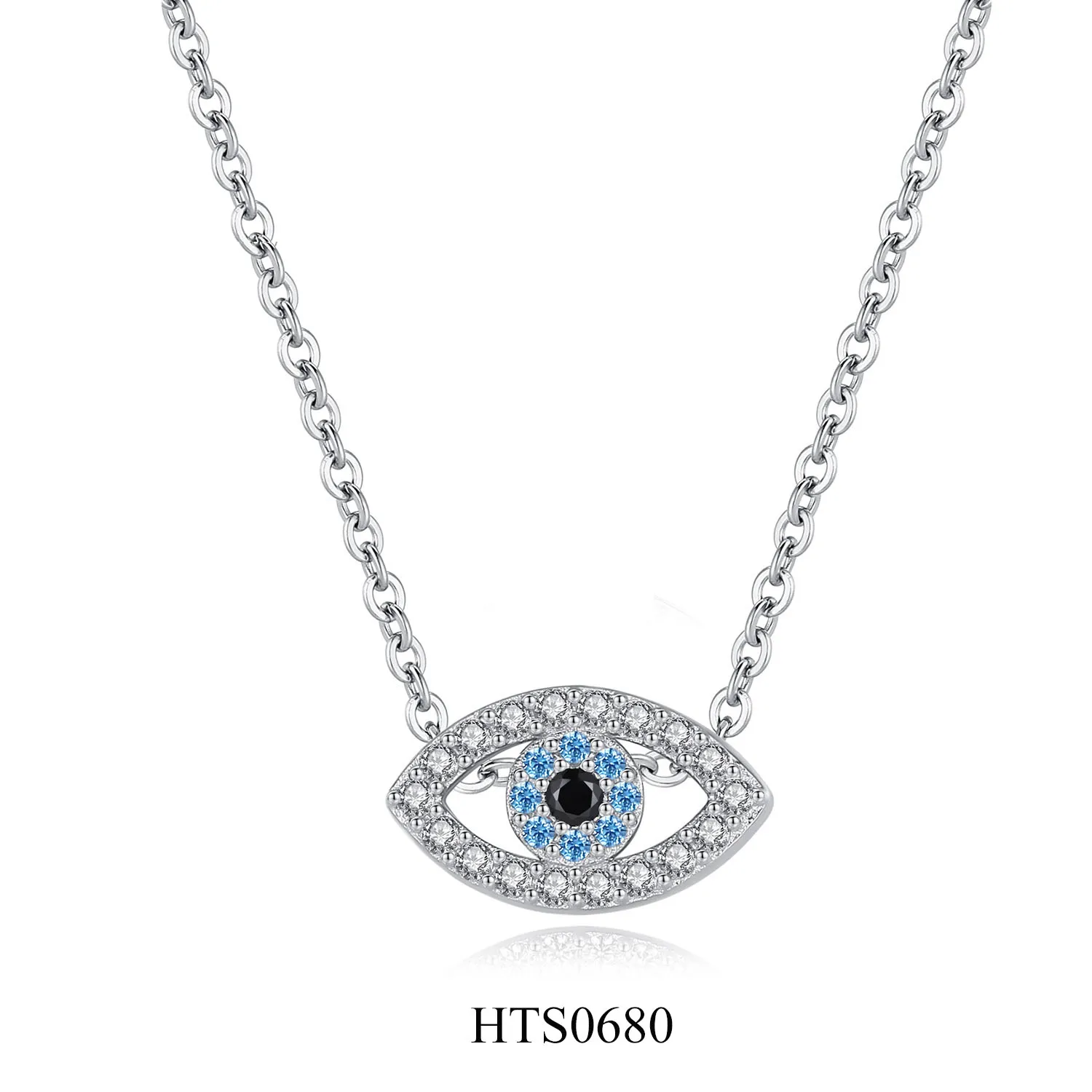 22 Styles Collection Sterling Silver 925 Evil Eye Diamond Platinum