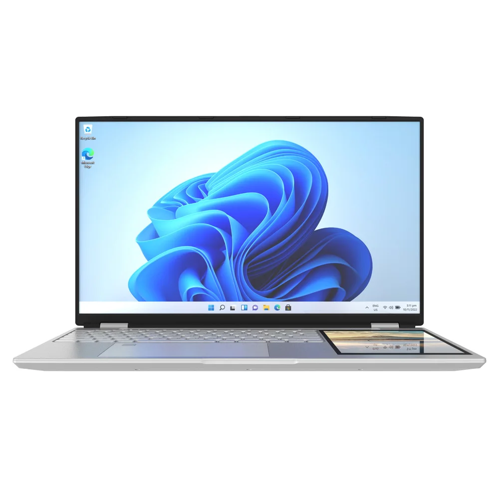 超薄型 15.6+7インチ デュアルタッチスクリーン ノートPC Win11 Intel 