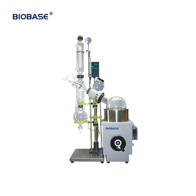 Biobase Rotary Evaporator Lab Glass Condenser Intelligent Temperature Control Rotary Rvaporator