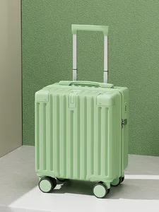 14-inch Carry-on Suitcase for Short Trips Small Combination Box for Women Lightweight Handle Custom logo