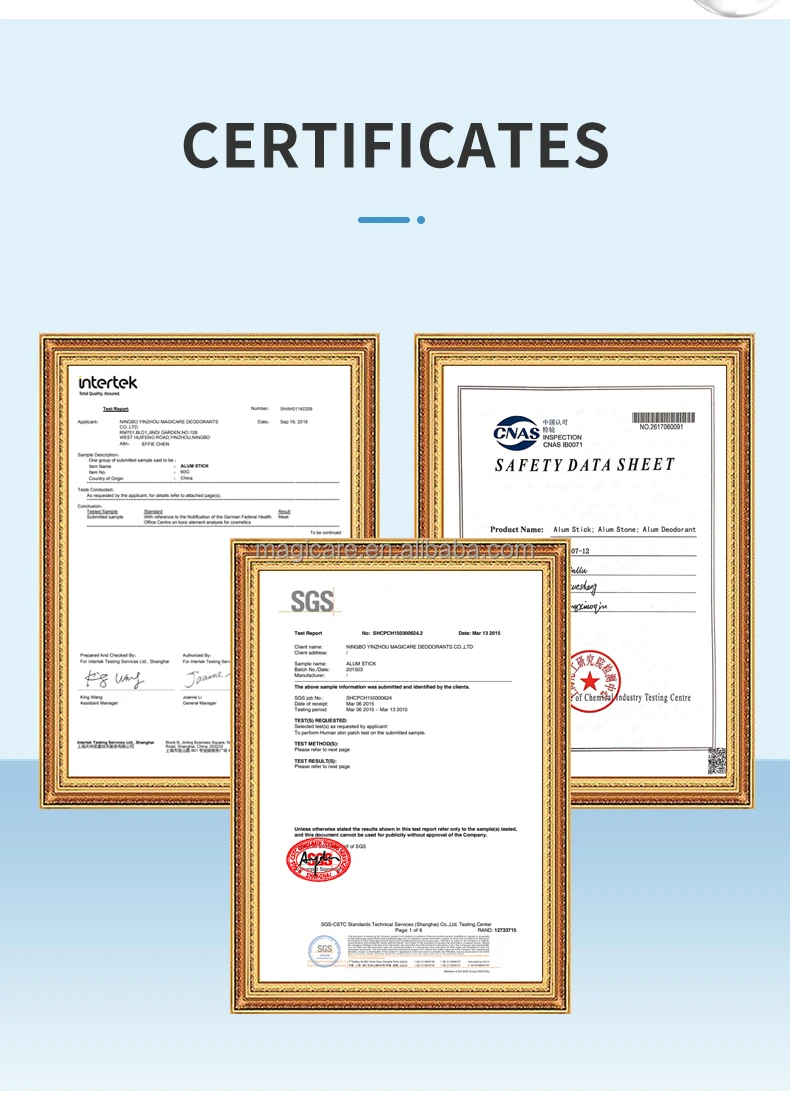 Magicare Alum Stick Antiperspirant 70groll On Crystal Deodorant 100natural Underarm Varilla De