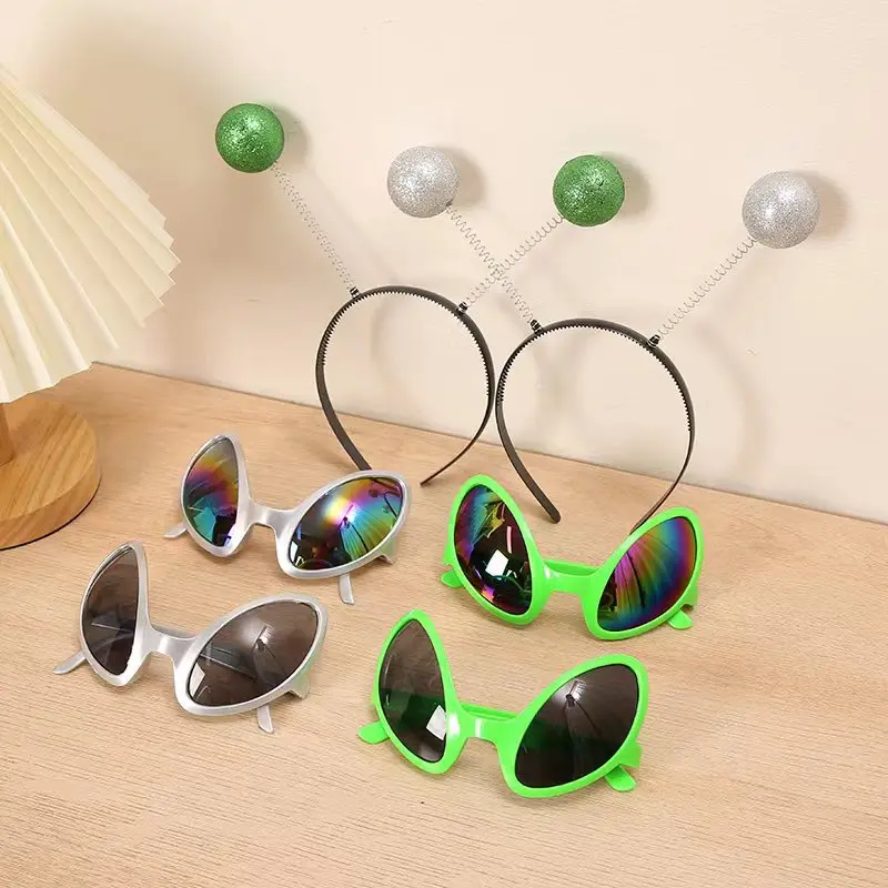 Wholesale Alien Headband and Funny Space Glasses Set for  display picture 2