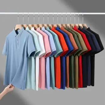 Wholesale Custom Embroidered Printing Logo Plain 100% Cotton Polyester Mens Uniform Golf Polo Shirts