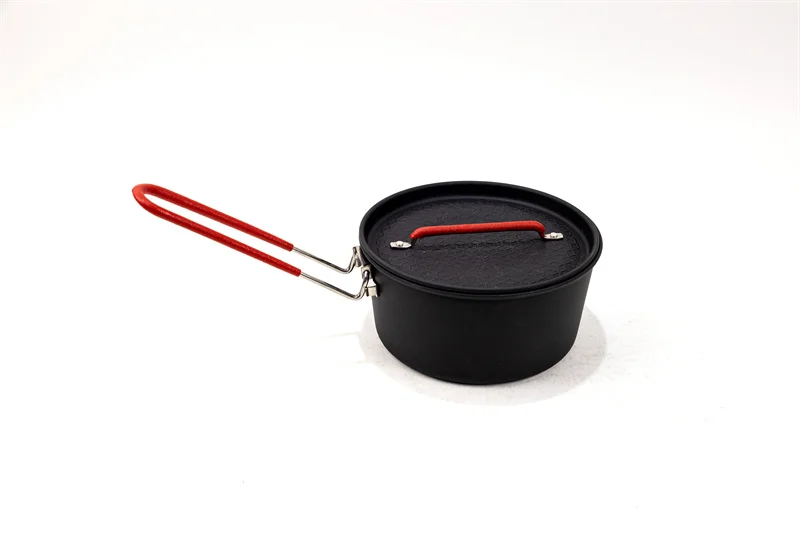 Ht Portable Kitchen Outdoor Nonstick Aluminum Cast Iron Camping