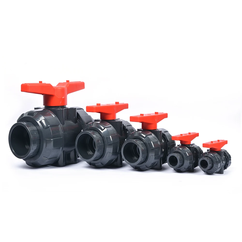 High Quality UPVC Irrigation Control Valve Acid Resistance Ball Valve True Union Ball Valve