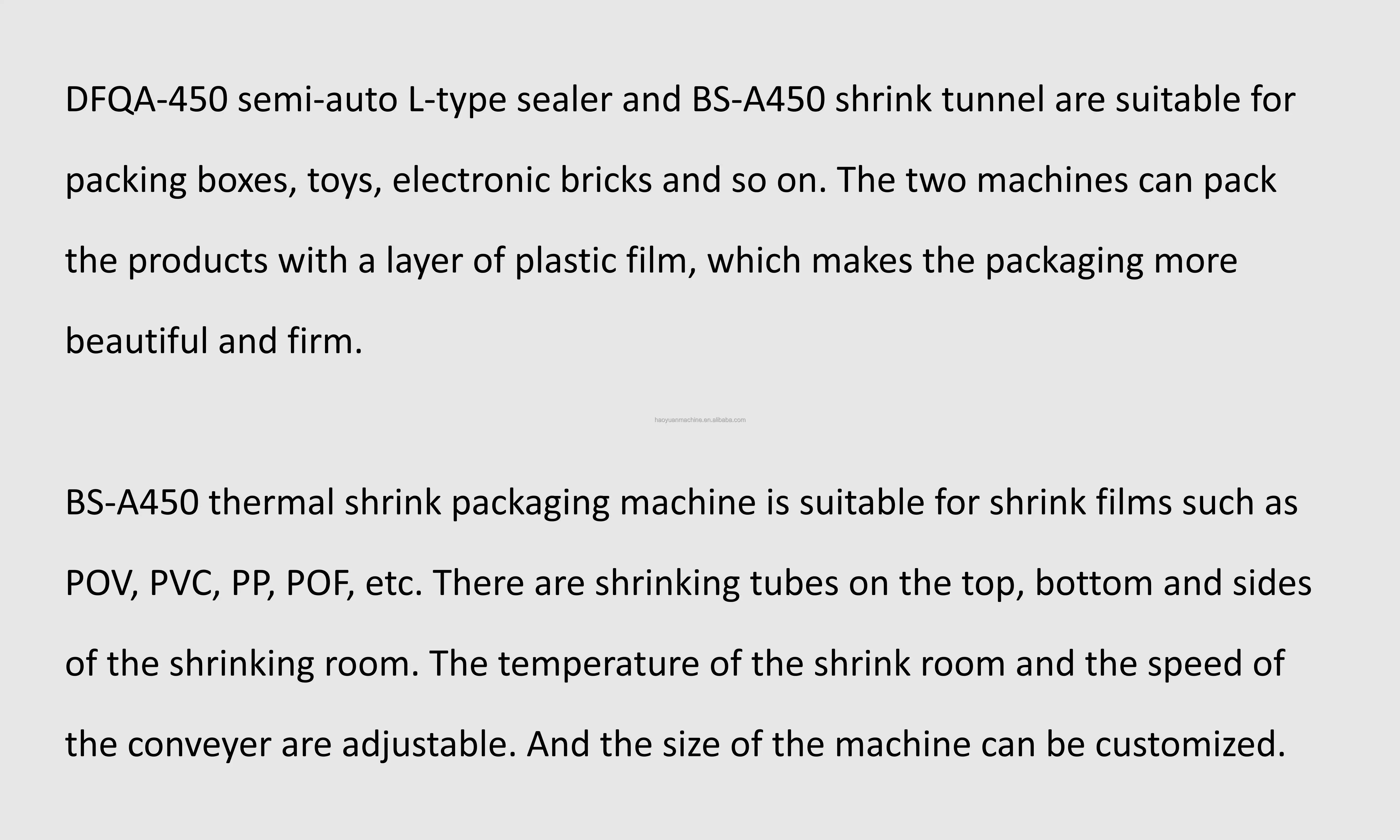 Plastic PE POF Film Auto Wrapper Shrink Wrap Packing Machine Automatic Heat Tunnel Packaging Shrink Wrapping Machine details